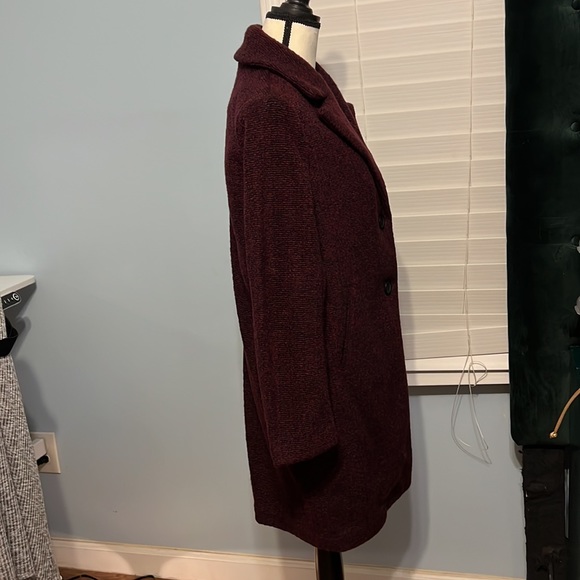 Burgundy Trench Jacket - Picture 4 of 5